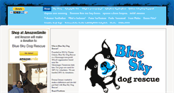 Desktop Screenshot of blueskydogrescue.com